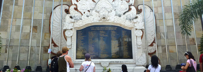 Kuta Memorial in Bali