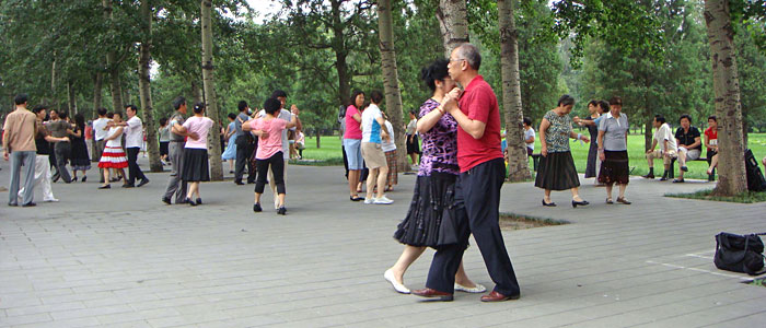 Dancing in Temple of Heaven