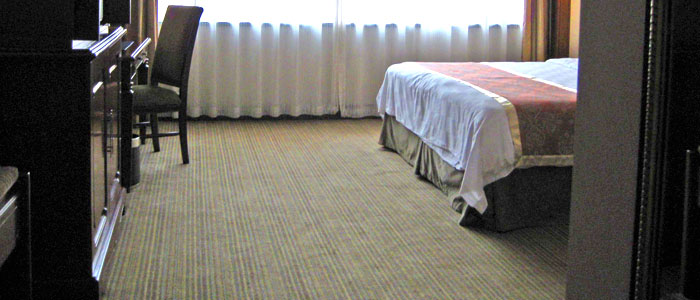 Wheelchair accessible room in Capital Hotel