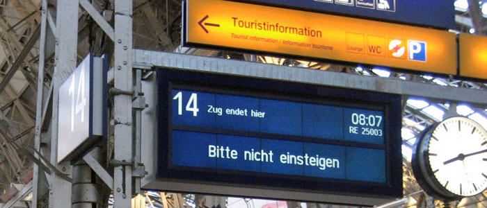 Hauptbahnhof train lines and destinations