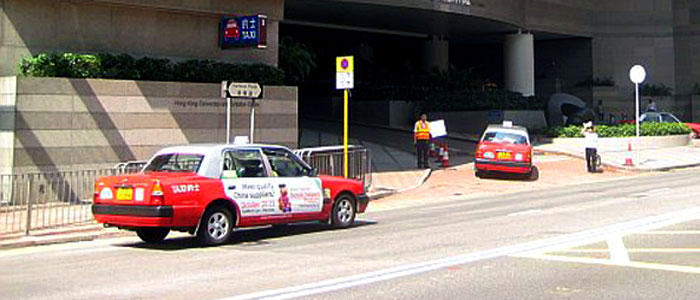 Cabs in Hong Kong