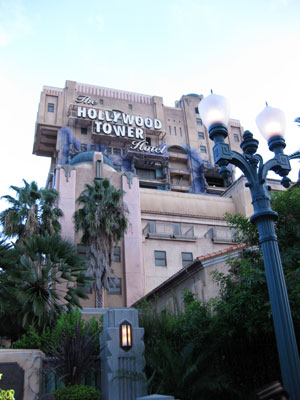 Hollywood Tower at California Adventure