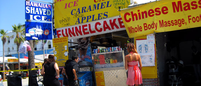 Vendors at Venice Beach