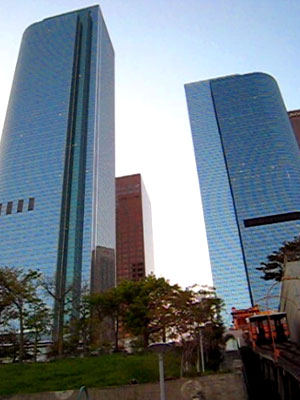 Two California Plaza towers Downtown LA