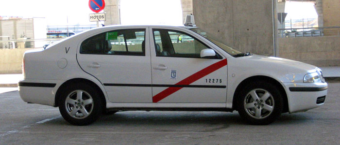 Cabs in Madrid