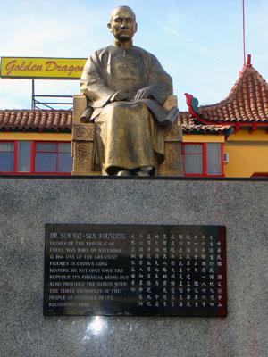 Dr. Sun Yat-Sen in Chinatown LA