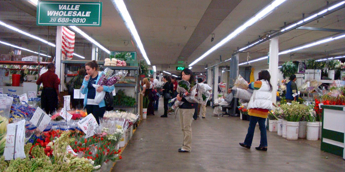 Flower Market Downtown LA