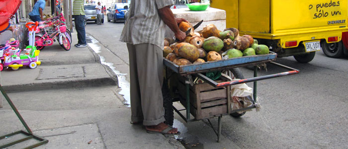 Street accessibility in Cartagena Colombia