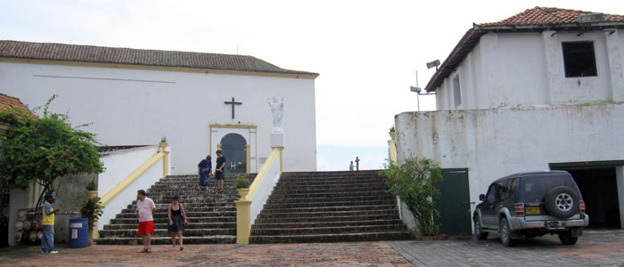 Entrance to Convento de la Popa in Cartagena