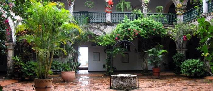 Courtyard in La Popa Convent Cartagena